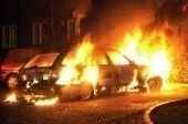 Под Волгоградом сгорели четыре автомобиля